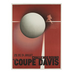 A.M. Cassandre // Coupe Davis (Restrike) // 1980 Lithograph