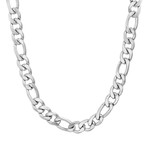 Figaro Chain Necklace // Silver