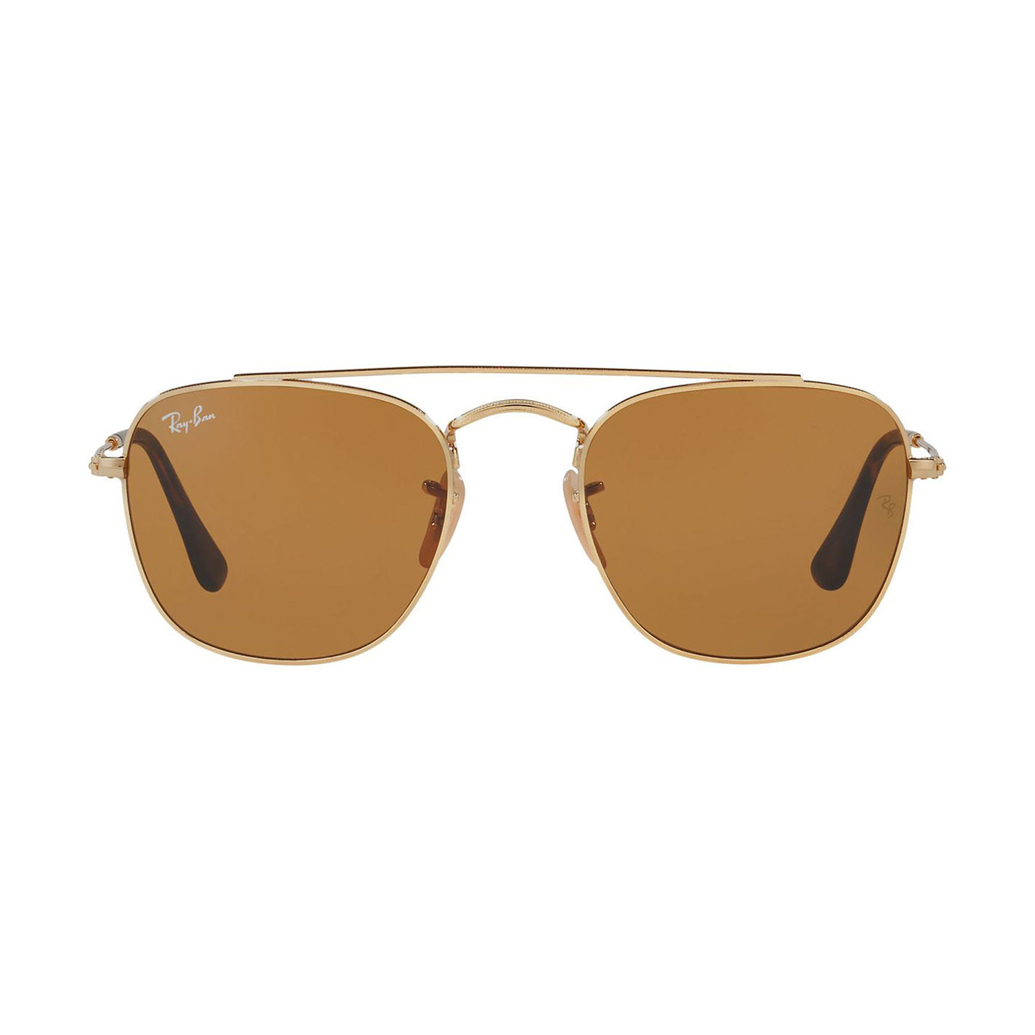 Men's Square Sunglasses // Gold + Brown - Ray-Ban® - Touch of Modern