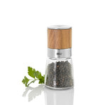Acacia Wood + Glass // Salt + Pepper Mill