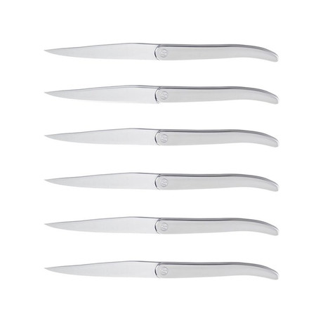 Laguiole Evolution Mirror 6-Piece Steak Knife Set
