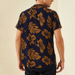 Leaf Shirt // Navy (S)