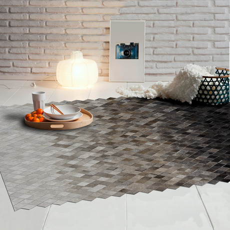 Cancan Rug // Ombre Pewter (5'L x 8'W)