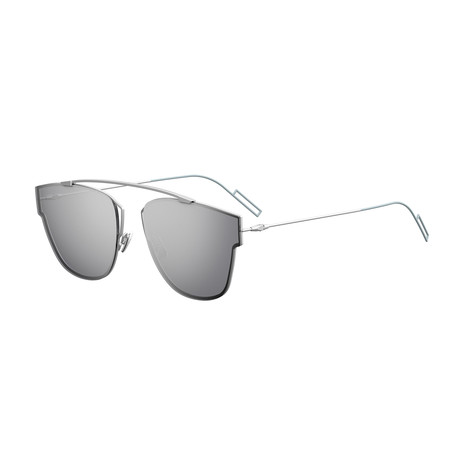 Men's 204S Sunglasses (Matte Palladium Frame + Silver Mirror Lens)
