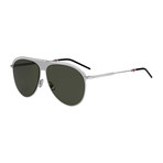 Men's 217S Sunglasses (Black Frame + Blue Gray Lens)