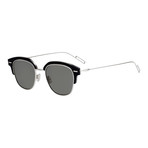 Men's Tensity Sunglasses (Brown Frame + Silver Lens)