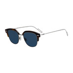 Men's Tensity Sunglasses (Brown Frame + Silver Lens)
