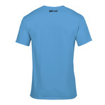 Men's Knitted T-Shirt // Light Blue (L)