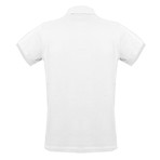 Men's Knitted Polo Shirt // White (XL)
