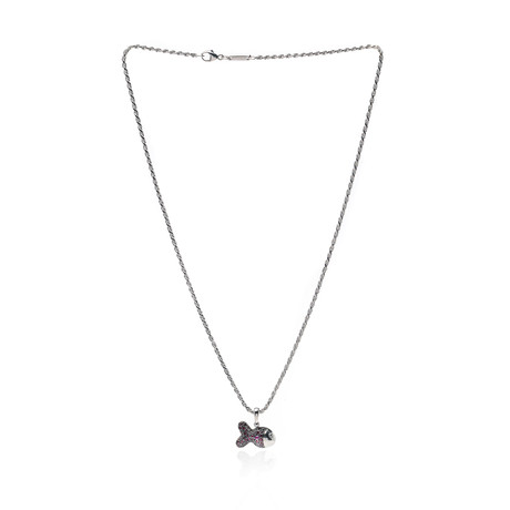 Chopard 18k White Gold Ruby Necklace