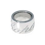 Chopard 18k White Gold Diamond Chopardissimo Ring II // Ring Size: 6.75
