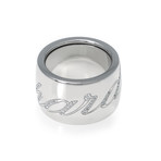 Chopard 18k White Gold Diamond Chopardissimo Ring // Ring Size: 6.5