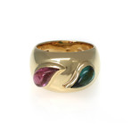 Chopard 18k Yellow Gold Tourmaline Ring // Ring Size: 7
