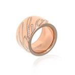 Chopard 18k Rose Gold Diamond Chopardissimo Ring // Ring Size: 6