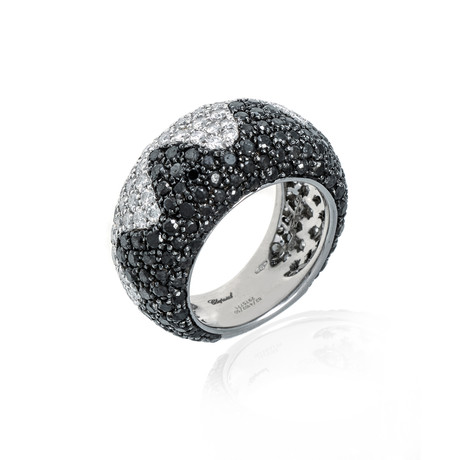 Chopard 18k White Gold Diamond Ring // Ring Size: 6.5