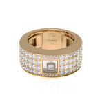 Chopard 18k Yellow Gold Diamond Ring // Ring Size: 6.25