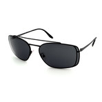 Prada // Men's PR64VS-1BOA1 Sunglasses // Black + Gray