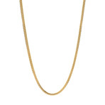 Solid 18K Miami Cuban Chain Necklace // 2.5mm // Yellow (18" // 11.9g)