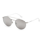 Burberry // Men's BE3109-12946G53 Sunglasses // White + Gray