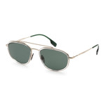 Burberry // Men's BE3106-11097156 Sunglasses // Transparent Light Gold + Green