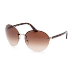 Men's PR68VS-ZVN6S161 Sunglasses // Pale Gold + Brown Gradient
