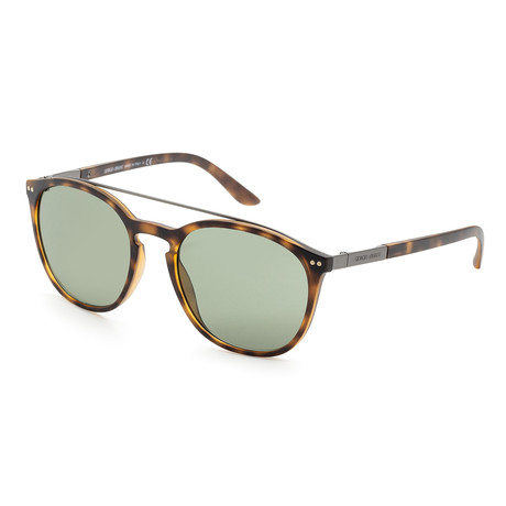 Giorgio Armani // Women's AR8088-5089 Sunglasses // Havana + Green