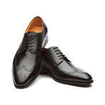Felix Leather Wingtip Brogue Shoes // Black (US: 7)
