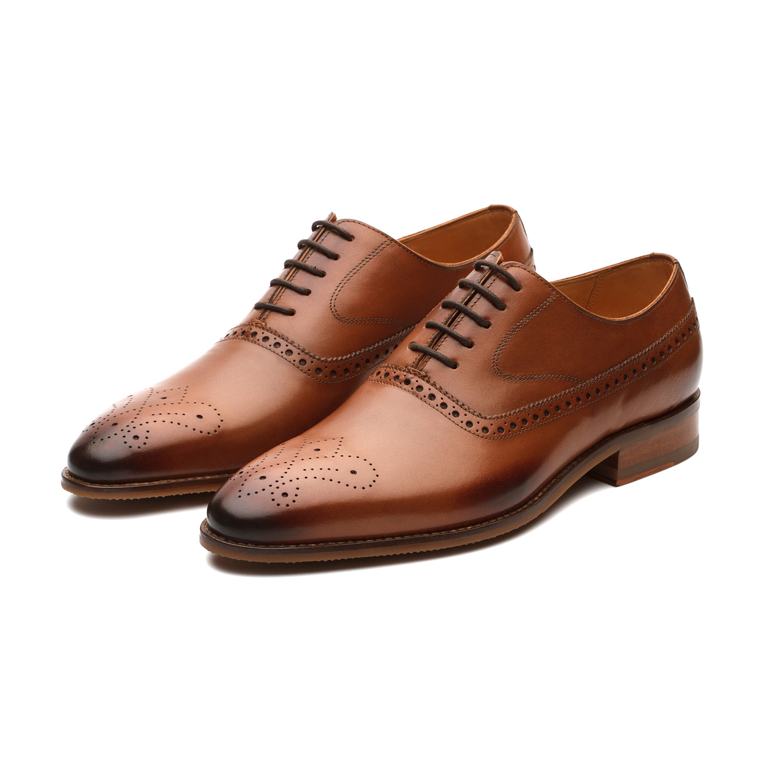 Gimping Brogue Oxford // Tan (US: 7) - Dapper Shoes Co. - Touch of Modern