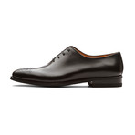 Wholecut Oxford Leather Shoes // Black (US: 7)