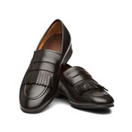 Belgian Loafers with Fringes // Black (US: 7)