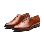 Wholecut Oxford Leather Shoes // Cognac (US: 13)