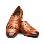 Belgian Loafers with Fringes // Tan (US: 10)