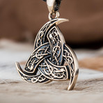 Bronze Viking Collection // Odin Horn Pendant