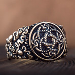 Bronze Viking Collection // Oak Leaves Signet + Jormungandr (8)