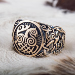 Bronze Viking Collection // Mammen Ornament Signet + Sleipnir (11.5)
