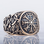 Bronze Viking Collection // Mammen Ornament Signet + Vegvisir (6)