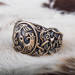 Bronze Viking Collection // Mammen Ornament Signet + Ravens (8)