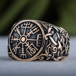 Bronze Viking Collection // Mammen Ornament Signet + Vegvisir (8)