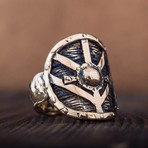 Bronze Viking Collection // Lagertha's Shield Ring (10)