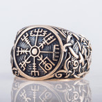 Bronze Viking Collection // Mammen Ornament Signet + Vegvisir (12)