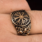 Bronze Viking Collection // Oak Leaves Signet + Helm of Awe (9)