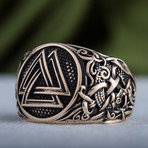 Bronze Viking Collection // Mammen Ornament Signet + Valknut (11)