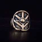 Bronze Viking Collection // Lagertha's Shield Ring (9)
