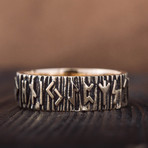 Bronze Viking Collection // Elder Futhark Ring (10.5)