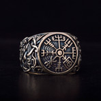 Bronze Viking Collection // Mammen Ornament Signet + Vegvisir (6)