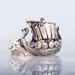 Bronze Viking Collection // Viking Ship Ring (12)