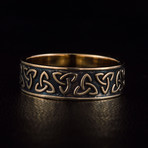 Bronze Viking Collection // Triquetra Band (11.5)