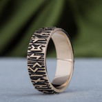 Bronze Viking Collection // Elder Futhark Ring (10)