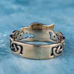 Bronze Viking Collection // Fenrir the Viking Wolf Ring (11.5)