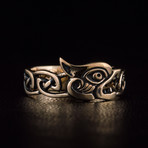 Bronze Viking Collection // Fenrir the Viking Wolf Ring (9)